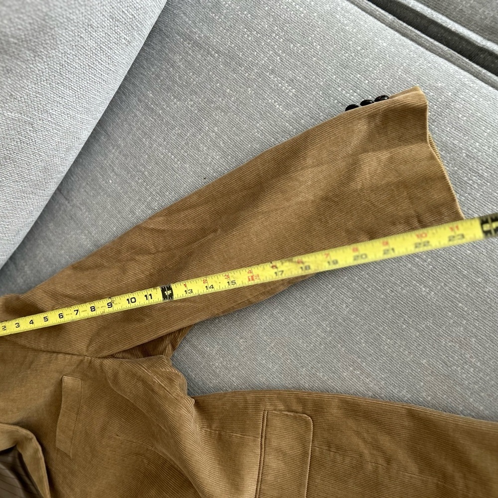 Vintage DOCKERS Blazer Preppy Old Money 44R Tan Corduroy Classiccore 90s - Picture 13 of 14